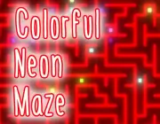 Colorful Neon Maze