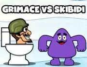 Grimace Versus Skibidi